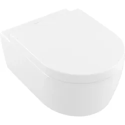 WC-Combi-Pack Avento, Wrapover, spülrandlos (Ausführung: Combi-Pack V&B Avento Wandtiefspül-WC spülrandlos + WC-Sitz Softclose weiß)