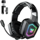 ONIKUMA GT806 kabellose Bluetooth 5.4 Gaming, Kopfhörer, RGB schwarz