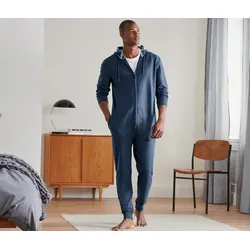 Tchibo - Lounge-Overall in weicher Sweat-Qualität - Herren - Gr. M - blau