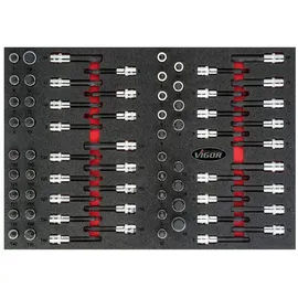 VIGOR Steckschlüsselsatz V4753 70-tlg.