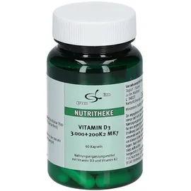 Green Line Vitamin D3 3.000+200 K2 MK7 Kapseln 60 St