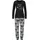 Buffalo Damen Pyjama schwarz-gemustert Gr.36/38