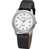 REGENT Herrenarmbanduhr F-683 - Schwarz/Weiß