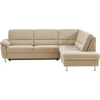 CALIZZA INTERIORS Ecksofa Onyx Stoff MultiColor Sand