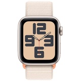 Apple Watch SE 2023 GPS + Cellular 40 mm Aluminiumgehäuse polarstern, Sport Loop polarstern