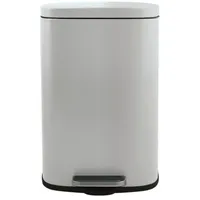Spirella Treteimer Weiß, Kunststoff, 30 L, 23.5x62.9x34.3 cm, Küchen,