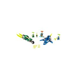 Lego Ninjago Jay und Lloyds Power-Flitzer 71709
