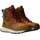 The North Face Bergen Leather WP Herren Timber Tan/Rot 44,5