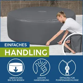 BESTWAY Thermo-Komplettabdeckung grau Ø 196 cm