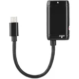 DriKou USBC Typ C auf HDMI Adapter USB 3.1 Kabel unterstützt 10 Gbit/s USB 3.1 für MHL Android Phone Tablet