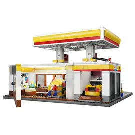 CaDA Bricks Shell Tankstelle 128-tlg.