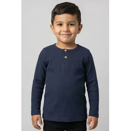 NAME IT Jungen, Nmmkab Ls Top Noos Langarm Shirt, Dark Sapphire, 110, - 110