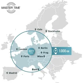 Master Time World Timer MTGA-10921-22M Herrenarmbanduhr Mit Wechselband