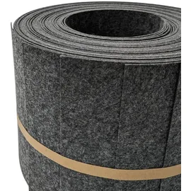 zaun|zu® Sichtschutzstreifen 10 x 255 cm Anthrazit Vlies 10 St.