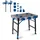 SCHEPPACH Werkbank MDF/Aluminium 848 x 600 x 85 mm blau 5-Fach höhenverstellbar