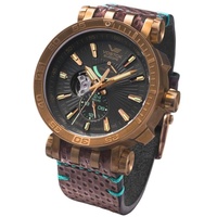 Vostok Europe Herren Analog Automatik Uhr mit Leder Armband 575O540