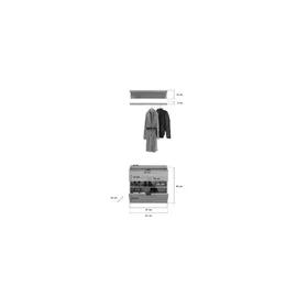 xonox.home Projekt X Garderobe 213x193x34 beige