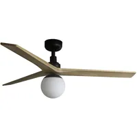 Faro BARCELONA DC Deckenventilator mit Licht Klim M Eiche