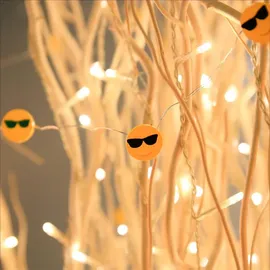 Hellum LED Lichterkette Kupfer 90 cm Warmweiß