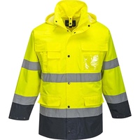 Portwest Warnschutz-Jacke "Lite" 3-in-1 , Größe: XL, Farbe: Gelb/Marine, S162YNRXL