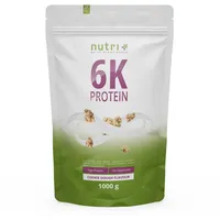 Nutri + Vegan 6K Proteinpulver Cookie Dough Pulver 1000 g