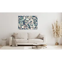 Acrylglasbild QUEENCE "Muscheln", beige (farbe bild(er): beige), B:120cm H:80cm, Bilder, Fine Art-Print in Galeriequalität