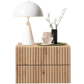 Stella Trading Nachtschrank TABONI 42 x 28 x 30 cm Eiche Artisan