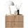 Stella Trading Nachtschrank TABONI 42 x 28 x 30 cm Eiche Artisan
