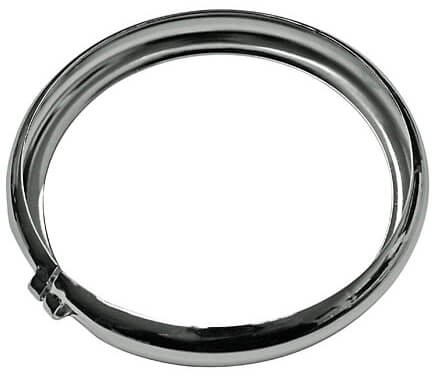 SHIN YO Chrome ring voor 4-1/2 inch, Bates stijl koplamp,, zilver