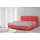 Fun Möbel Polsterbett Doppelbett TAYLOR Komplettset Kunstleder Rot 140x200cm - Rot