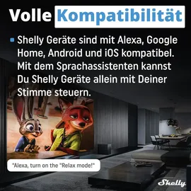Shelly Pro 1PM, DIN-Schienen-Schaltmodul mit Strommessfunktion, 1-Kanal, Schaltaktor
