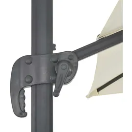 vidaXL Ampelschirm 300 x 300 cm Sand