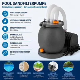 Coil Poolfilterpumpe 4542 l/h 100 W