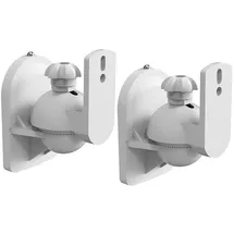 My Wall HB 6 WL Lautsprecher-Wandhalterung Neigbar, Drehbar Wandabstand (max.): 64mm Weiß 1 Paar