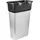 Vileda Geo Abfalleimer 70 l Schwarz/Silber