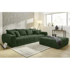 luma-home schönes für dein zuhause luma-home Big-Sofa, Grün Textil, 4-Sitzer, einzeln stellbar,Rechteckig, 306x86x134 cm Wohnzimmer, Sofas / Couches, Sofas, Bigsofas