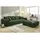 luma-home schönes für dein zuhause luma-home Big-Sofa, Grün Textil, 4-Sitzer, einzeln stellbar,Rechteckig, 306x86x134 cm Wohnzimmer, Sofas / Couches, Sofas, Bigsofas