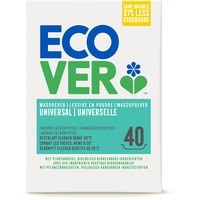 Ecover Universal Waschpulver Konzentrat Lavendel (3 kg / 40 Waschladungen), Vollwaschmittel mit pflanzenbasierten Inhaltsstoffen, Waschmittel Pulver für natürlich fasertief reine Weißwäsche