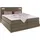 Collection AB Boxspringbett COLLECTION AB "Ninoni", braun, B:195cm L:210cm, Komplettbetten, Boxspringbett, inkl. Bettkasten, Topper und wahlweise mit LED-Beleuchtung, Topseller