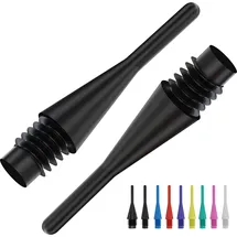 BULL'S Longlife Long Soft Tips 2BA schwarz 100 Stück