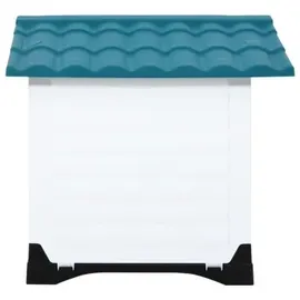 vidaXL Hundehütte 90,5 x 68 x 66 cm Polypropylen Blau