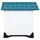 vidaXL Hundehütte 90,5 x 68 x 66 cm Polypropylen Blau