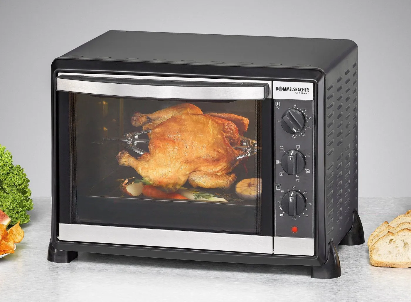 Preisvergleich Produktbild Rommelsbacher Minibackofen BG 1550 Back/Grill-Ofen schwarz