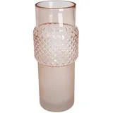 Goldbach Elegante Glasvase Ø 11 cm X H 28,5 cm Rosa