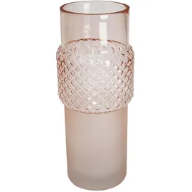Goldbach Elegante Glasvase Ø 11 cm X H 28,5 cm Rosa
