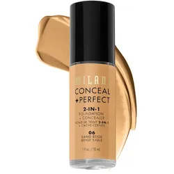Milani Conceal + Perfect 2in1 Foundation Sand Beige/ 06 30 ml Hellbraun 