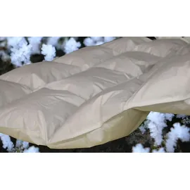 Betten Hofmann Ganzjahresdecke Daunenbett 6x7 200x220, Daunendecke Bettdecke 100% Neue Daunen - Weiß