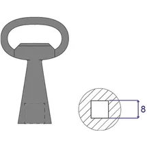nvent schroff Schroff Schlüssel 60114365