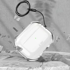 TECH-PROTECT Bounce Schutzhülle für AirPods Pro 3 mit Schlüsselanhänger Transparent