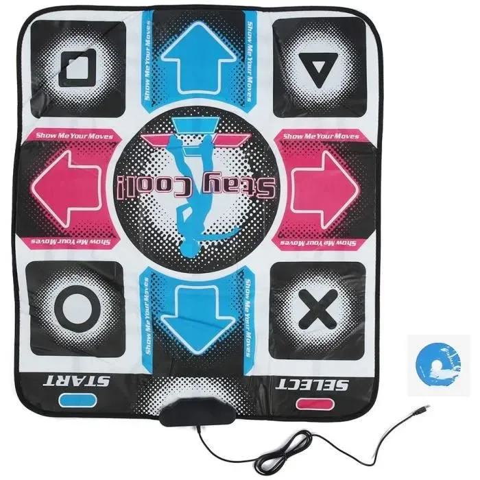 Tapis de Danse USB 11 clés, Cadeaux d'anniversaire de Noël pour Enfants pour garçon Fille Tapis de Danse Moyen Tapis de Danse A 1180